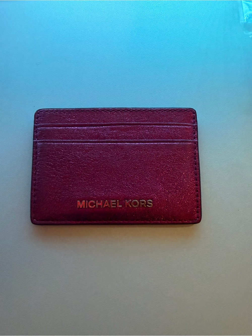 Michael Kors Magenta Card Holder